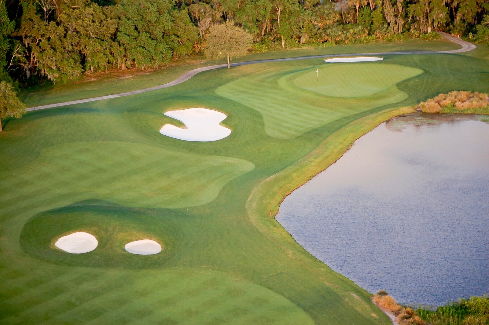 Celebration Golf Club course and water — Celebration, Florida