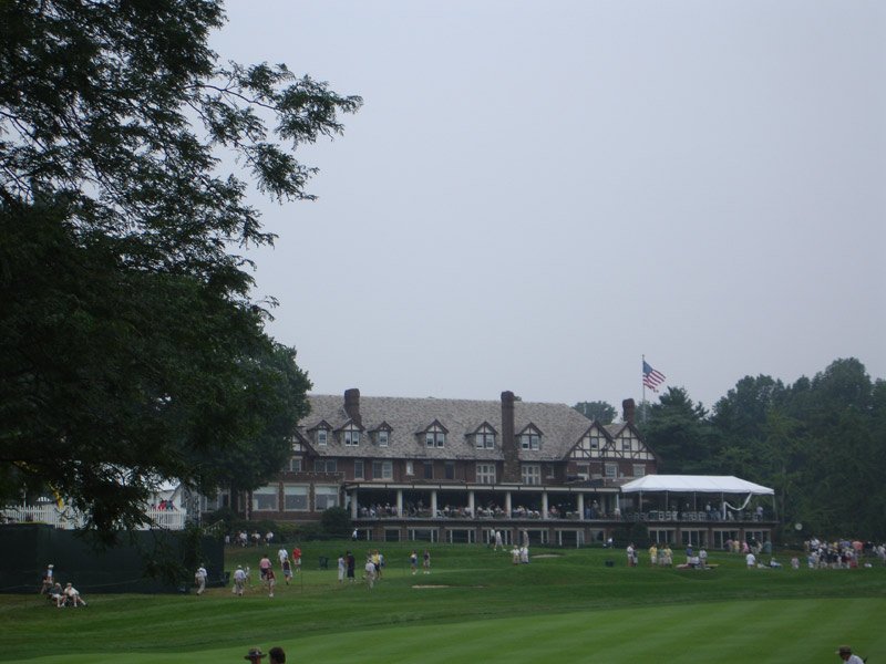 Baltusrol Golf Club clubhouse during the PGA Championship - Springfield, New Jersey