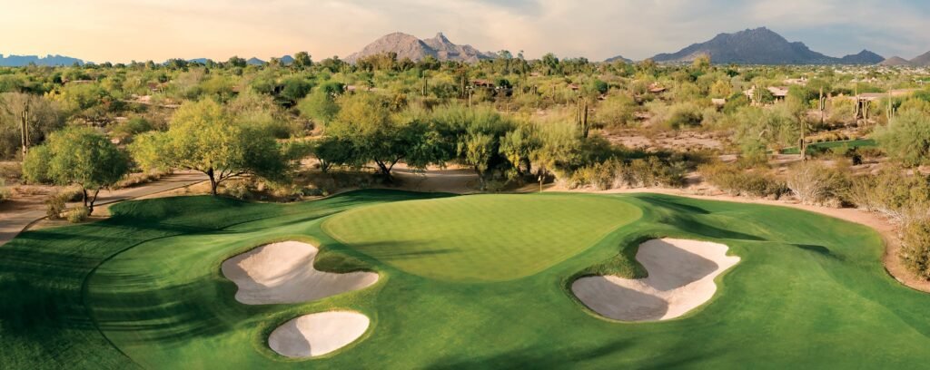 Grayhawk Golf Club Raptor Course fourth green - Scottsdale, Arizona
