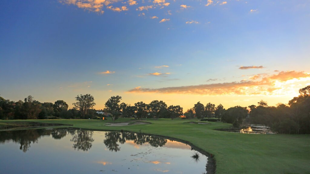 Bankstown Golf Club course at sunrise — Milperra, NSW