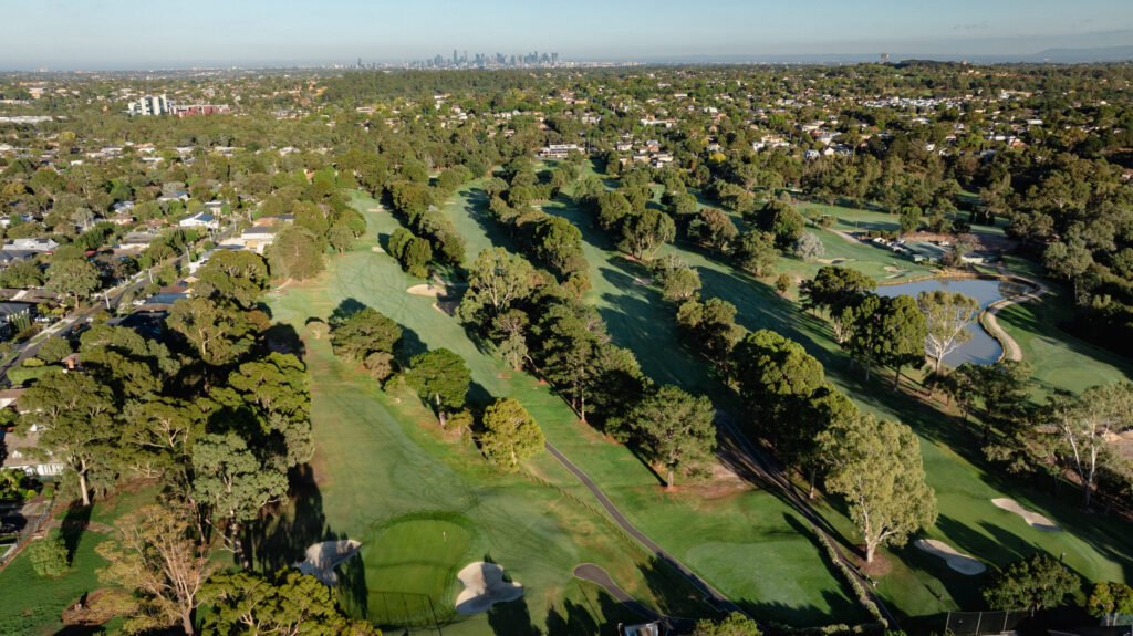 Box Hill Golf Club tree-lined course in Melbourne Victoria