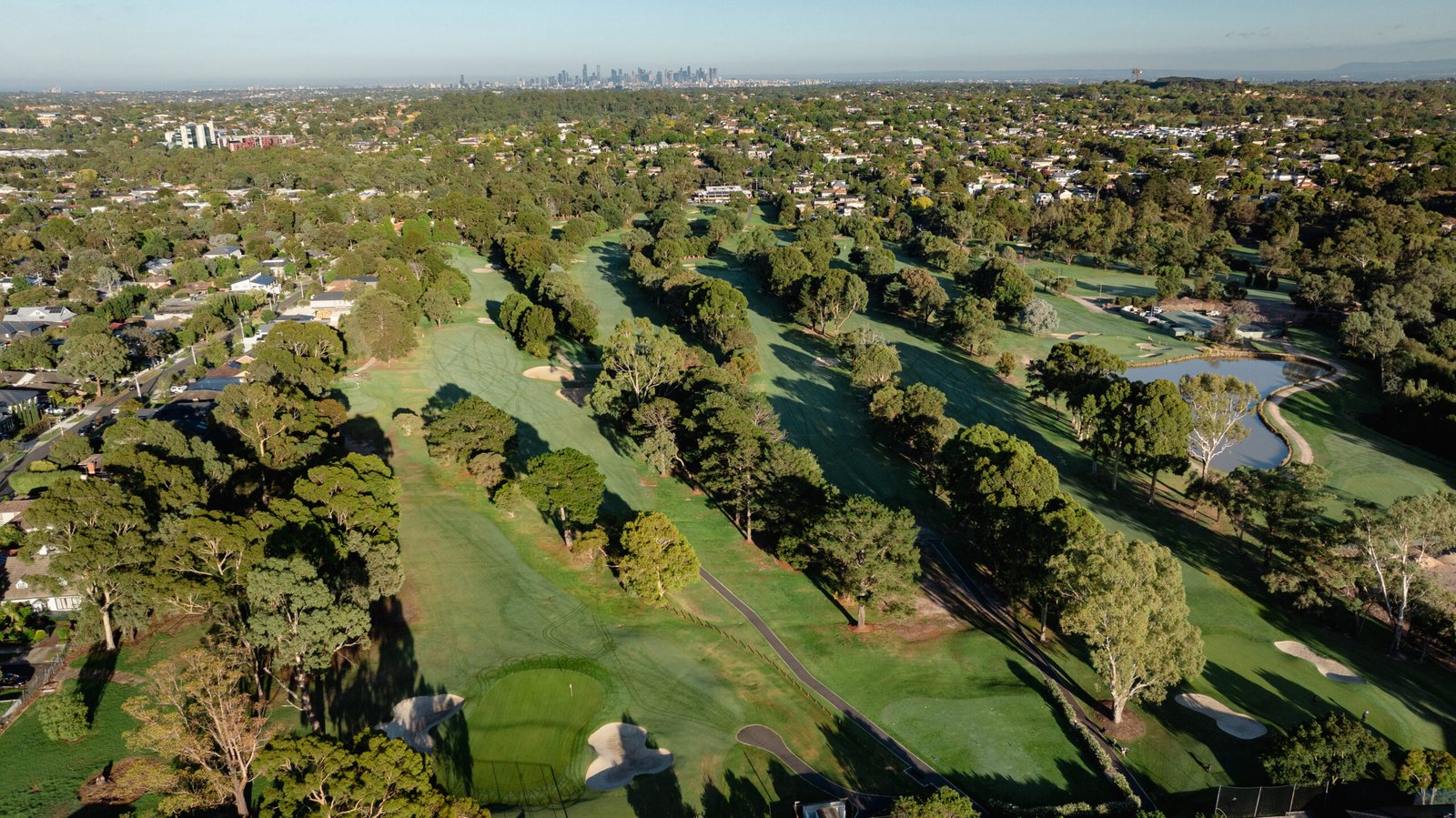 Box Hill Golf Club tree-lined course in Melbourne Victoria