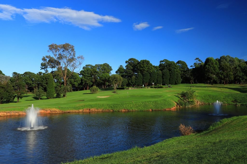 Cabramatta Golf Club tree-lined fairway — Cabramatta, NSW