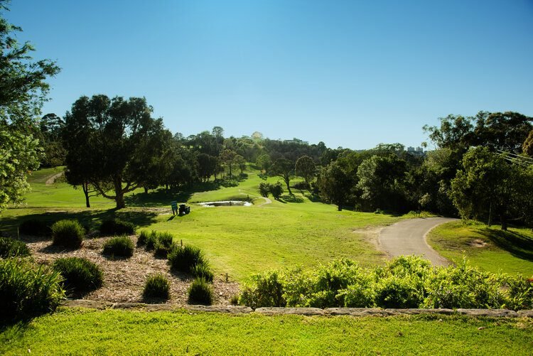 Northbridge Golf Club downhill eleventh hole — Northbridge, NSW