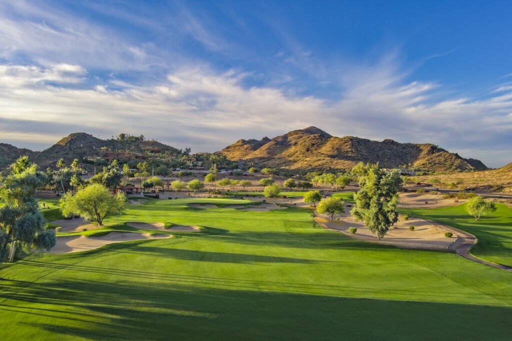 Lookout Mountain Golf Club aerial course view - Phoenix, Arizona