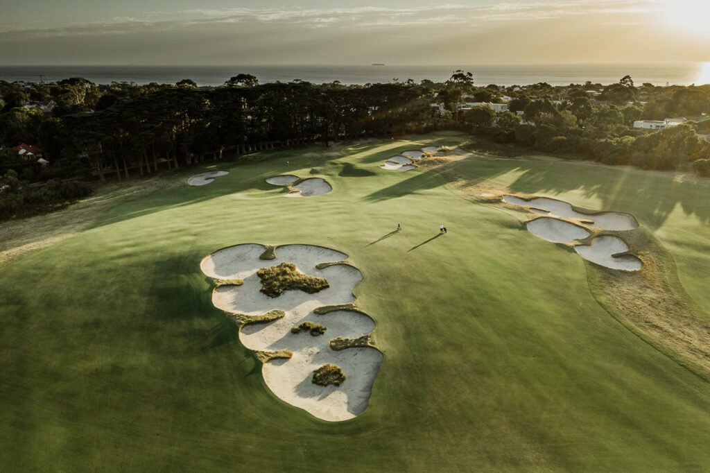 Royal Melbourne Golf Club Sandbelt bunkers - Black Rock, Victoria