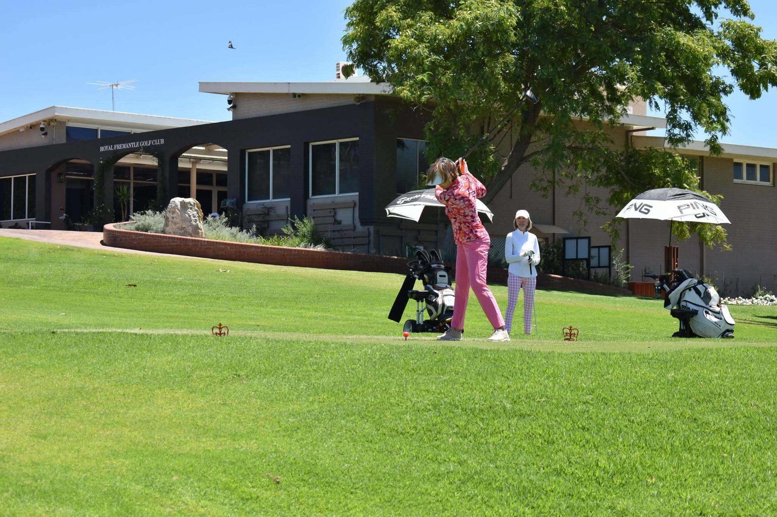 Royal Fremantle Golf Club fairway in Western Australia