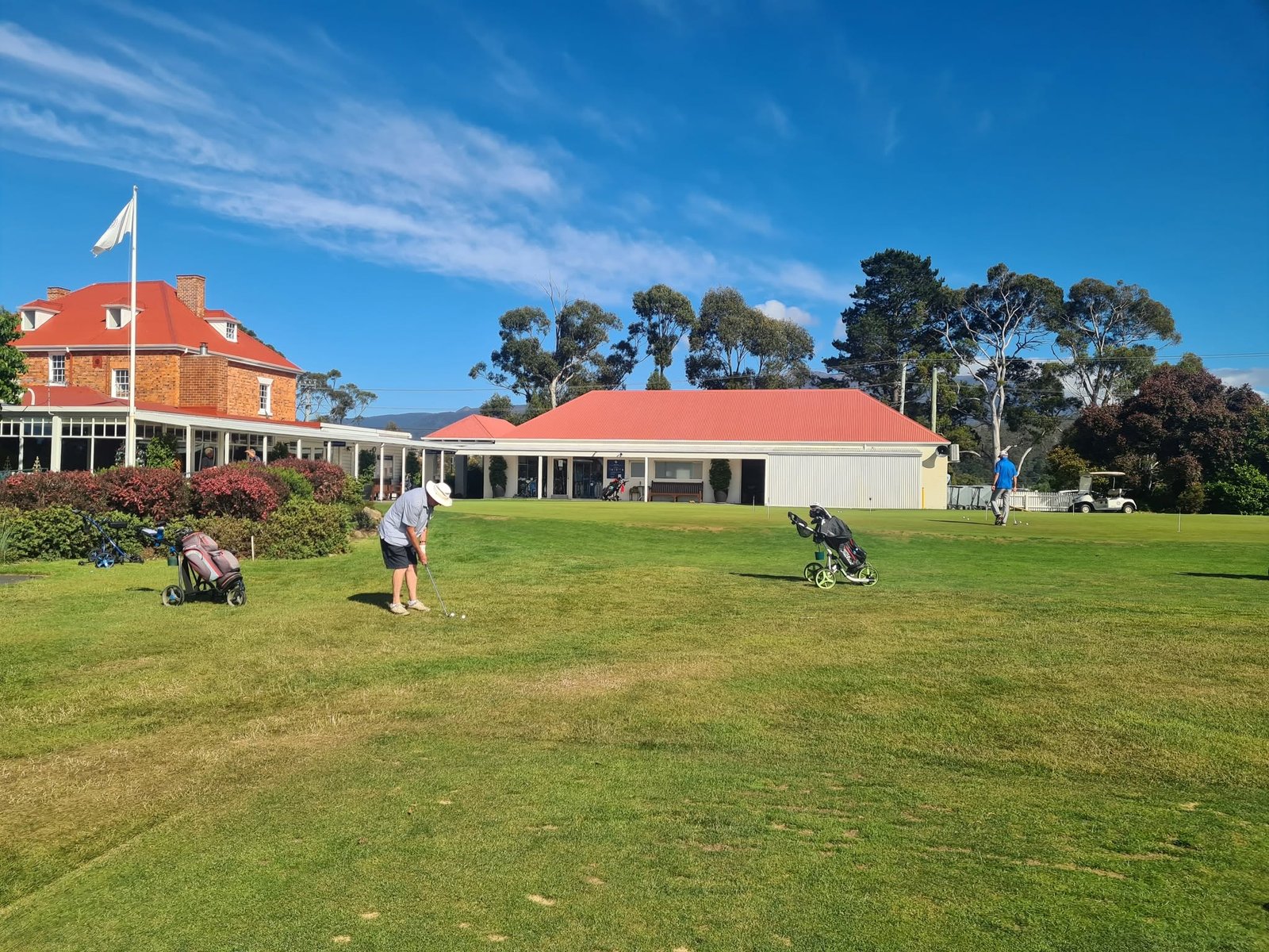 Kingston Beach Golf Club fairway near Hobart Tasmania