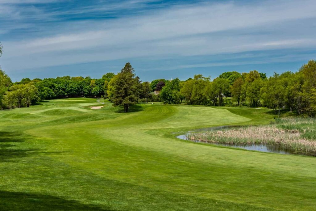 Mount Hood Golf Course wooded fairway - Melrose, Massachusetts