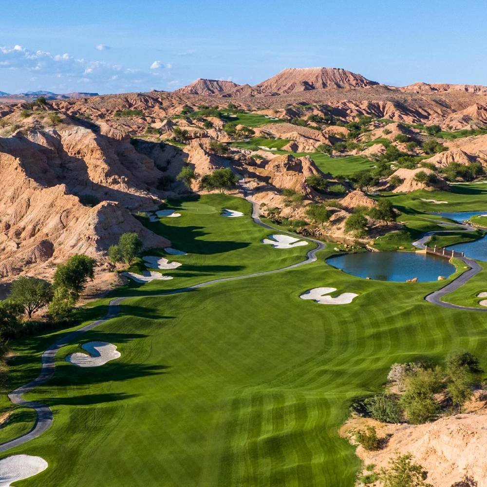 Wolf Creek Golf Club canyon fairway - Mesquite, Nevada