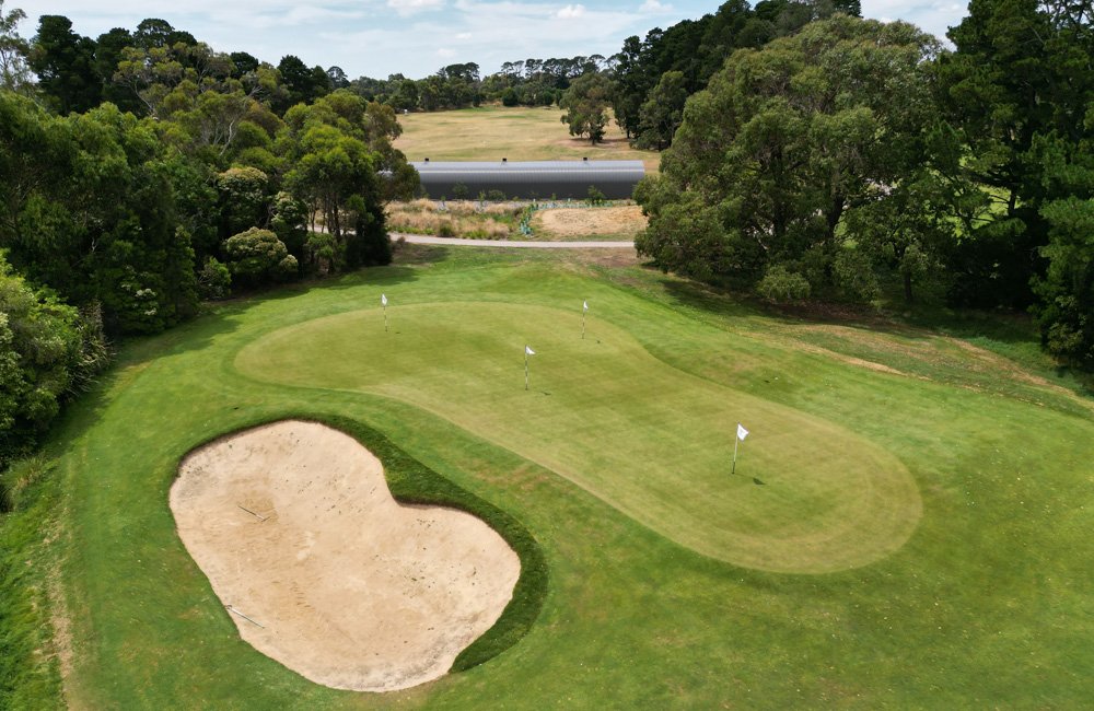 Ballarat Golf Club chipping and short-game practice area - Alfredton, Victoria