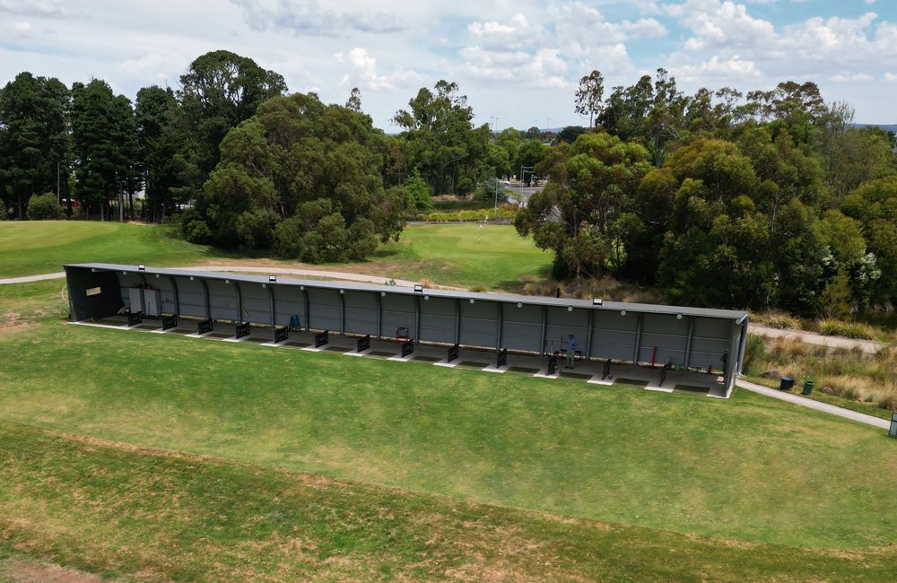 Ballarat Golf Club driving range bays - Alfredton, Victoria