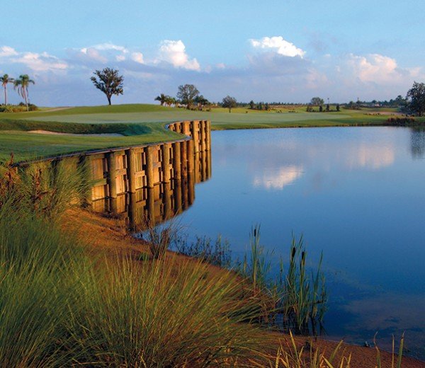 Reunion Resort and Golf Club Nicklaus Course water hazard — Kissimmee, Florida