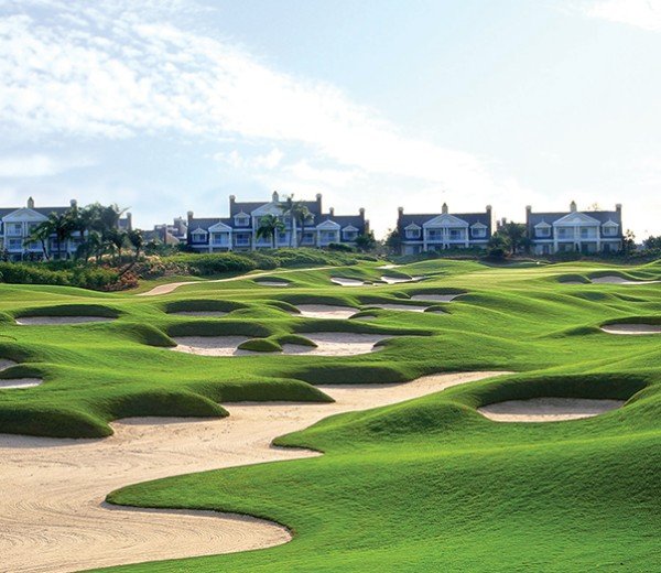 Reunion Resort and Golf Club Watson Course view of Seven Eagles with bunkering — Kissimmee, Florida